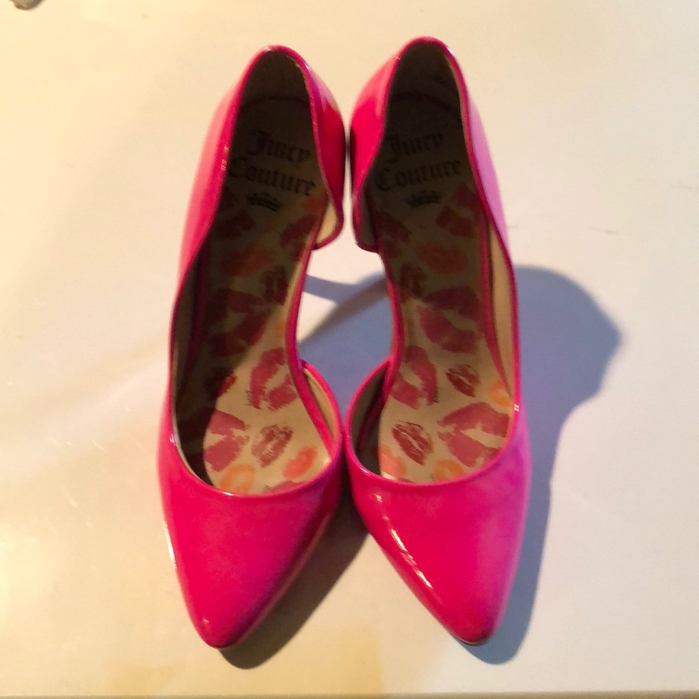 Juicy Couture Hot Pink Pumps